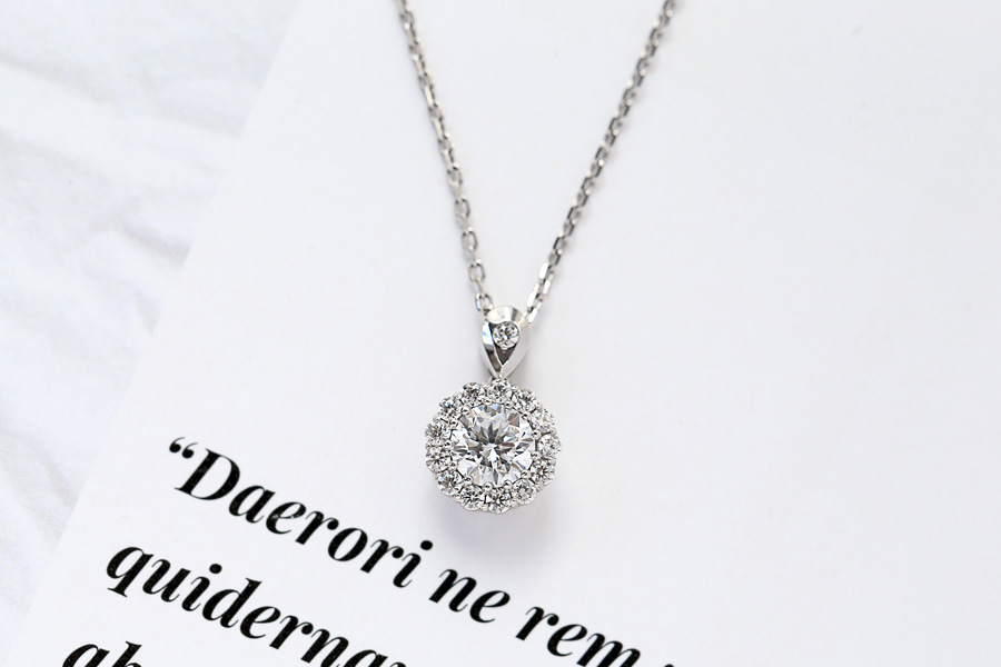 앤드리아N LAB5부 - 결혼예물세트 5부 랩그로운 다이아몬드목걸이추천